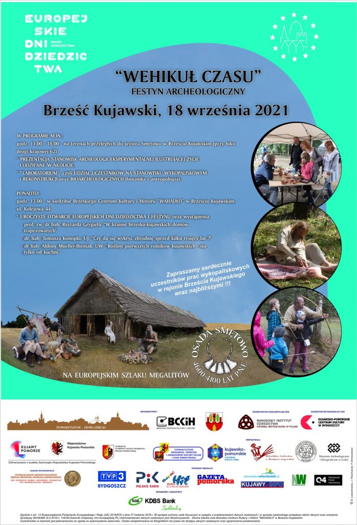 Festyn Archeologiczny "Wehikuł Czasu" w Brześciu Kujawskim - plakat