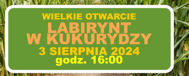 Wielkie otwarcie labiryntu w kukurydzy [3 sierpnia]