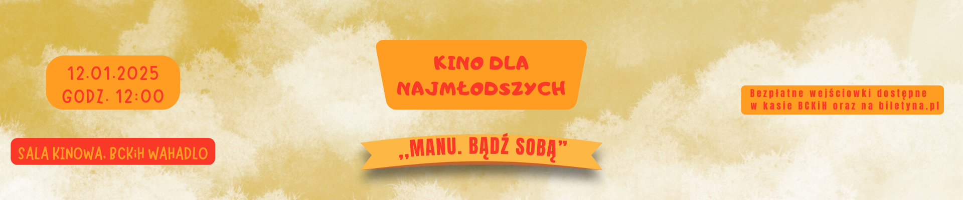 Kino dla najmłodszych „Manu. Bądź sobą” [12.01.2025]