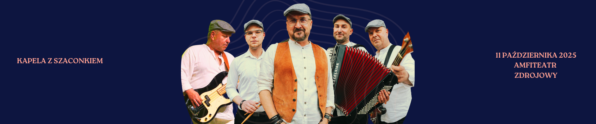 Kapela z Szaconkiem – koncert w Amfiteatrze Zdrojowym (WYDARZENIE ODWOŁANE)