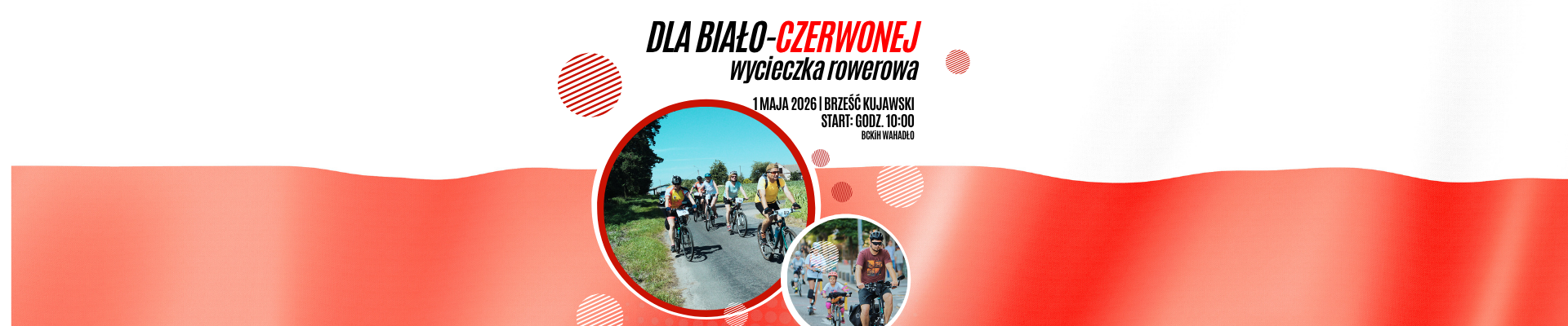 Wycieczka rowerowa „Dla Biało-Czerwonej” [1.05.2026, godz. 10:00]